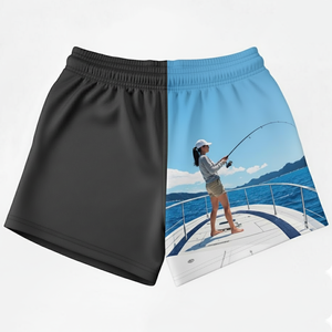 Shorts de Pesca para Hombre/Mujer, Secado Rápido, Transpirables, 100% Poliéster, Estampado Personalizado, UPF 35, Venta al Por Mayor - Product Image 2