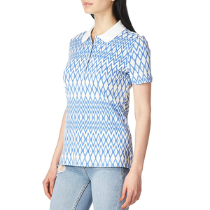 New Design Custom Logo Quick Dry Solid Color Ladies Polo Shirts Best Selling Casual Plain Women Polo Shirts with cheap quality - Product Image 4