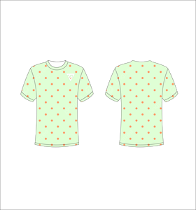 เสื้อยืดผู้ชายสั่งทำขายส่ง สีเขียวมิ้นท์ ลายกราฟิกคุณภาพสูง พิมพ์ลายแบบซับลิเมชั่น ทรงหกเหลี่ยม สตรีทแวร์ เสื้อยืดผู้ชายขายส่งจำนวนมาก - Product Image 1