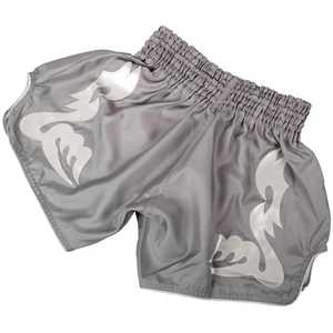 Custom <b>Red</b> Black MMA Boxing <b>Shorts</b> Men <b>Women</b> Satin Breathable Front Logo Print Adult Regular Fit Mixed Martial Arts Wear - Product Image 3