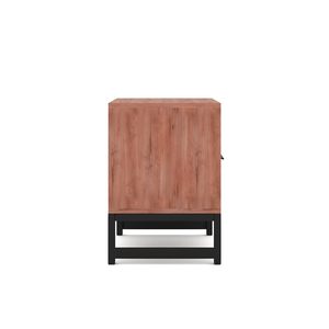 Bedside, Multipurpose for Living and <b>Bed</b> Room, Solid Wood, Natural Matte Finish - Product Image 3