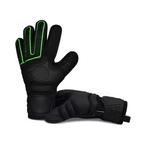Football Goalkeeper Gloves Full Finger Non-Slip Breathable Adjustable Wrist Strap Hook Loop Closure Silicone Printed Unisex PU - Product Image 1