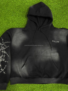 ชุดวอร์มผู้ชายแบบเบา คุณภาพสูง ชุดกีฬาแบบมีฮู้ด ขายส่ง รับทำโลโก้ ชุดลำลองสไตล์สตรีทแวร์ - Product Image 2