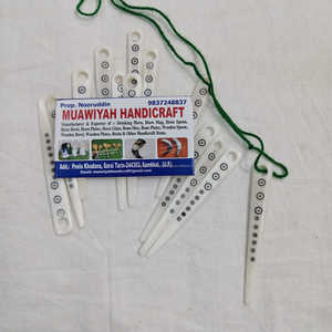 Agujas de hueso de búfalo de la mejor calidad 100%, agujas talladas a mano, herramientas de ganchillo y tejer duraderas y ecológicas, MUAWIYAH HANDICRAFT - Product Image 1