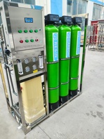 Filtre à eau par osmose inverse commercial de fabrication chinoise avec système de purification d'eau RO, PLC et moteur 220V