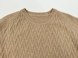 เสื้อถักสวมหัวสไตล์ลำลองของผู้หญิงเสื้อสเวตเตอร์แฟชั่นสีพื้นสีเขียวอ่อนพร้อมแขนยาว - Product Image 6