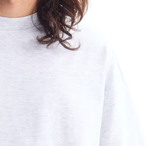 T-shirt en coton coupe oversize, col rond, qualité supérieure, style streetwear décontracté, impression personnalisée, fabricant en gros - Product Image 6