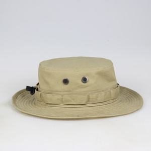 Sombrero de pescador de algodón bordado personalizado con protección UV, plegable, para hombres y mujeres, para uso en exteriores en verano. - Product Image 6