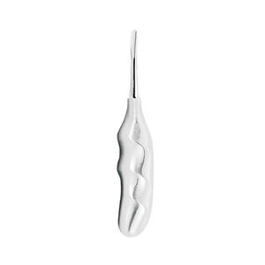Élévateur dentaire ergonomique en acier inoxydable, instrument manuel d'extraction dentaire, couleur argent, outil chirurgical de classe I - Product Image 1