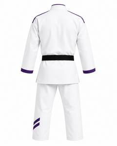 Uniforme de karaté professionnel Dojo 100% coton Tissu haute densité durable Points renforcés Broderie personnalisée - Product Image 5