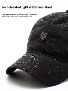 Gorra de Béisbol Unisex Azul Marino de Malla con Logotipo de Goma Blanca en Relieve, Ajustable, Estilo Casual - Product Image 6