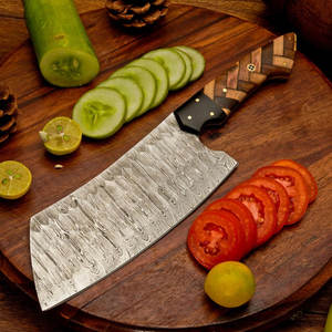 Juego de Cuchillos de Cocina de Acero de Damasco Estilo Japonés, Cuchillos de Precisión con Diseño de Mango Equilibrado - Product Image 5