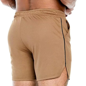 กางเกงขาสั้นออกกำลังกายผู้ชายพรีเมียม ผ้าฝ้าย ใส่สบาย เหมาะสำหรับการฝึกซ้อมและฟิตเนส รับผลิตแบบ OEM ODM จำนวนมาก - Product Image 5