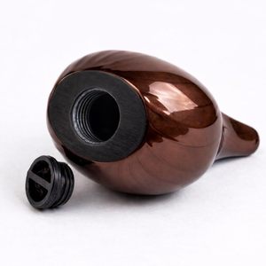 Urne funéraire moderne en forme de cœur, ovale, faite à la main, souvenir de sympathie, design contemporain, glaçure pigmentée, vase de table - Product Image 5