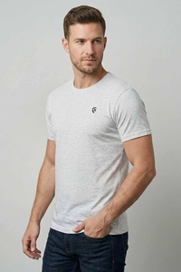 T-shirt pour homme en coton 100% premium 200 g/m², col rond, imprimé, anti-boulochage, couleur unie, nouvelle mode, coupe oversize, personnalisable - Product Image 6