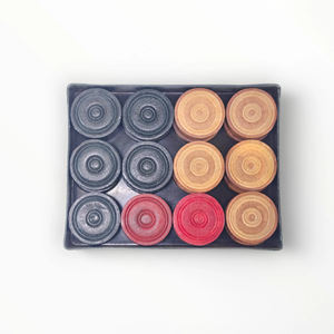 High Quality Different Color Coins 24-Piece Carrom <b>Table</b> <b>Game</b> Set Durable Eco-Friendly Wooden Family Educational Board <b>Game</b> - Product Image 5
