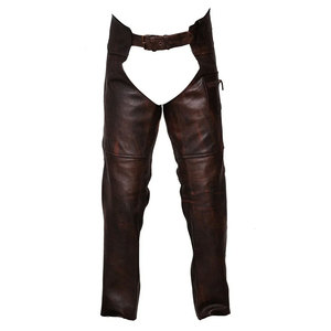 Premium Leather <b>Chaps</b> for Horse <b>Riding</b> Western Style Professional Leather <b>Chaps</b> Elasticated Horse <b>Riding</b> Farrier <b>Chaps</b> - Product Image 1