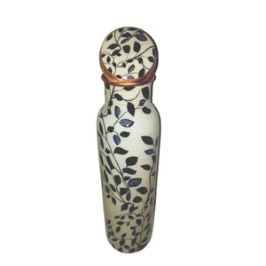 Bouteille d'eau en cuivre, hygiénique, de qualité supérieure, décorative, pour pique-niques, voyages, bouteille à boire, impression personnalisée en émail - Product Image 1