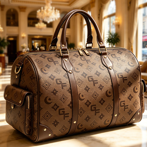 Bolsa de Viaje de Diseño Personalizada de Alta Calidad y Gran Capacidad, Material de Cuero PU, para Gimnasio y Viajes de Fin de Semana, Bolsa de Viaje Unisex - Product Image 3