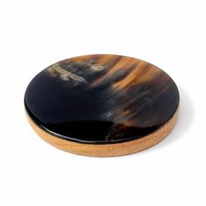 Cuillère en corne artisanale traditionnelle avec construction en corne naturelle biologique, idéale pour servir, cuillères à salade, couverts de cuisine - Product Image 3