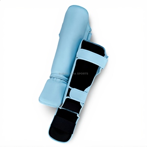Espinilleras y Protectores de Muay Thai con Cuero PU para Protección en MMA y Boxeo - Product Image 2