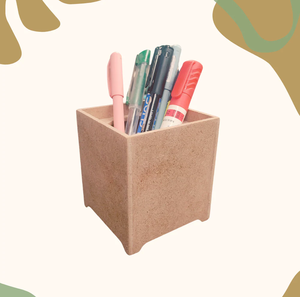 Soporte para bolígrafos de madera MDF, organizador de escritorio, nuevo diseño, soporte para bolígrafos de negocios y organizador de almacenamiento de bolígrafos y lápices de MDF. - Product Image 2
