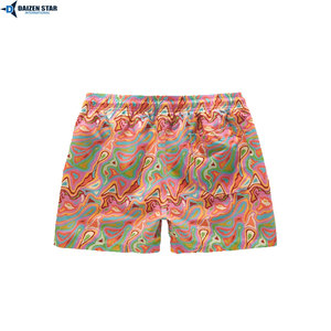 Shorts de Natación para Hombre de Alta Calidad Personalizados, Ecológicos, Ligeros, Transpirables, de Secado Rápido, con Cierre de Cordón, Ropa de Playa OEM Privada - Product Image 4