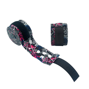 Cotton Boxing Hand Wraps Camouflage Print <b>Velcro</b> Closure Adjustable Wrist <b>Strap</b> Unisex Martial Arts Training Gear - Product Image 5
