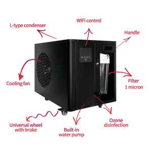 Water Cooled Screw Chiller Enhancing Your Ice Bath Plunge ice chiller for tub cooler