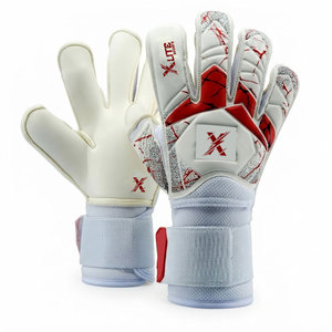 Gants d'entraînement de gardien de but de football professionnels de haute qualité en cuir respirant avec paume antidérapante en latex pour une adhérence optimale - Product Image 1