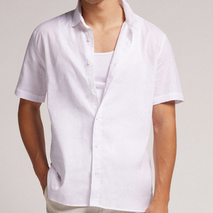 Camisa Personalizada para Hombre, Casual, Manga Larga, Cuello Redondo, Diseño a Cuadros, 100% Algodón Tejido, Estampado en Serigrafía Frontal, Opciones de Color, Cierre de Botones, OEM ODM - Product Image 2