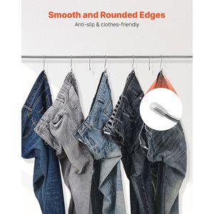 40 Pack acciaio inossidabile resistente S ganci 22.05 LBS capacità di carico per uso domestico e ufficio - Product Image 4