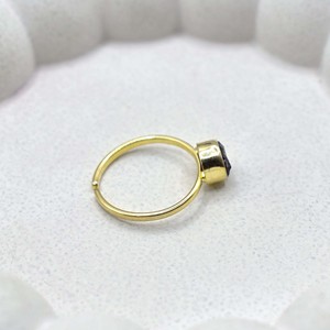 Raw Garnet <b>Adjustable</b> <b>Ring</b> Gold Plated Collet Set Natural Gemstone Handmade January Birthstone <b>Ring</b> Gift for Women - Product Image 3