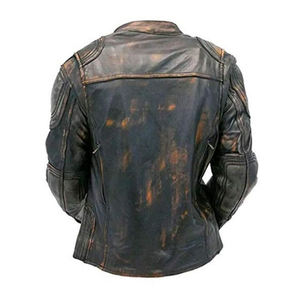 2026 New Fashion Men <b>Leather</b> <b>Jacket</b> Premium <b>Genuine</b> <b>Leather</b> <b>Jacket</b> Manufacturer - Product Image 3