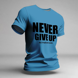 เสื้อยืดผู้ชายไซส์ใหญ่ พิมพ์ลายรูปแร็ปเปอร์ แบบซับลิเมชั่น ผ้าเจอร์ซีย์คอตตอน 100% แขนสั้น เหมาะสำหรับออกกำลังกายและใส่ลำลอง - Product Image 4