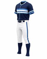 Ensemble de maillots de baseball personnalisés OEM respirants et imprimés par sublimation – Tenue de sport athlétique haut de gamme qualité export – Short
