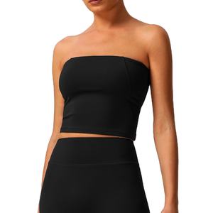 Nouveau soutien-gorge de sport enveloppant pour femme, brassière de yoga ajustée, vêtements de fitness, soutien-gorge de sport sans bretelles, haut de yoga sexy sans bretelles - Product Image 4
