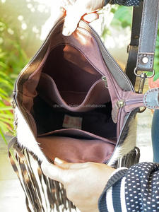 Bolso bandolera de cuero con flecos hechos a mano, bolso de cuero de vaca occidental, bolso de transporte oculto, bolso de herramientas con calavera de toro - Product Image 6