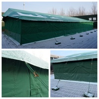 Tente de réception en toile double couche 10m x 20m, grande capacité pour 100 personnes, Afrique du Sud, UPDF