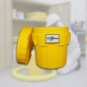 75L Chemical Spill Kit with Salvage Drum Hazardous Material Spill Containment Absorbent Kit for Industrial Emergency Response - Product Image 1