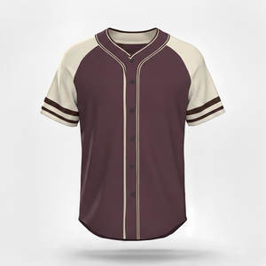 Maillot de baseball personnalisé pour homme, tissu performant, coupe flexible, conçu pour l'entraînement sportif, les matchs et les vêtements de sport. - Product Image 1