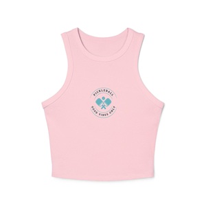 Top Corto de Verano para Mujer de Alta Calidad, Transpirable, Acanalado, Blanco, con Logotipo Personalizado, Bordado, Básico, Top Corto de Punto para Mujer - Product Image 5