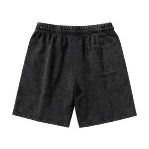 Conjunto de Verano para Hombre, Dos Piezas, Camiseta y Pantalones Cortos, Estilo Urbano Informal, Vintage, Lavado - Product Image 3