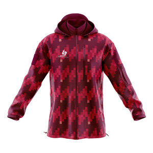 Chaqueta de Esquí con Capucha Sublimada Personalizada, Impermeable, Cortavientos, Transpirable, Ropa Deportiva, Proveedor OEM - Product Image 4