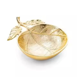 Elegant Metal Dry Fruit Bowl Snack Serving Dish Decorative Tableware Home Kitchen Dining Wedding Party Use - Product Image 1