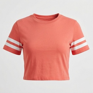 Camisetas de Cuello Redondo para Mujer, Moda de Verano, Manga Corta, Logotipo Personalizado, Marca Privada, Ropa Deportiva Personalizada, Camisetas de Gimnasio - Product Image 1