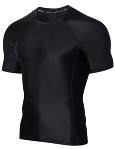Factory OEM Custom Unisex Rashguard Sublimation All Over Print UV Protection <b>Compression</b> Polyester Wholesale Made OEM Wholesale - Product Image 6