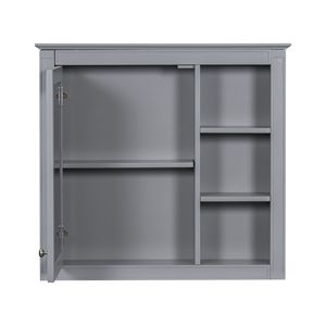 Moderno Armadietto da Bagno a Parete 30 X 28 con Specchio e Vano Portamedicinali per Bagni - Product Image 6