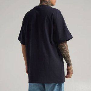 Wholesale Bulk Premium Heavyweight Streetwear T Shirt Custom Logo 280g Cotton Blank Boxy Fit Tee Factory Price T Shirts - Product Image 5