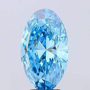 Diamante Suelto Ovalado de 3CT, Cultivado en Laboratorio, Certificado por IGI, Corte CVD, Azul Fantasía, VVS2 VS1, Unisex, Gema de Primera Calidad para Joyería, OEM ODM - Product Image 6